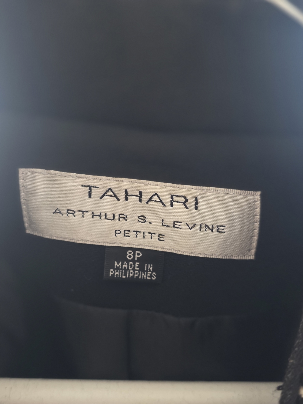 Tahari Black Petite Jacket